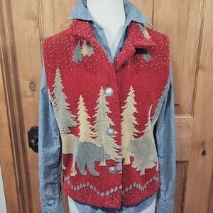 Red Lodge Wildlife Teddy Bear Sherpa Vest